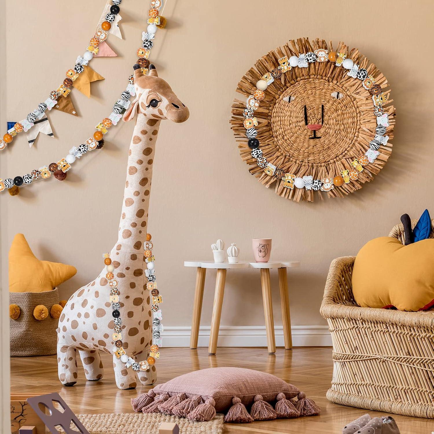 200 Perlas de Madera Animales Waydress para Manualidades