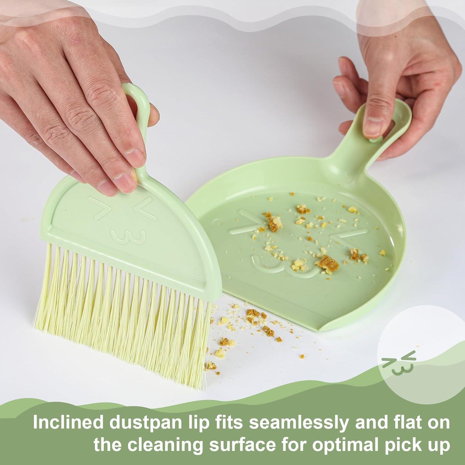 Juego de Escoba y Recogedor Mini SUTINE, Compacto y Duradero