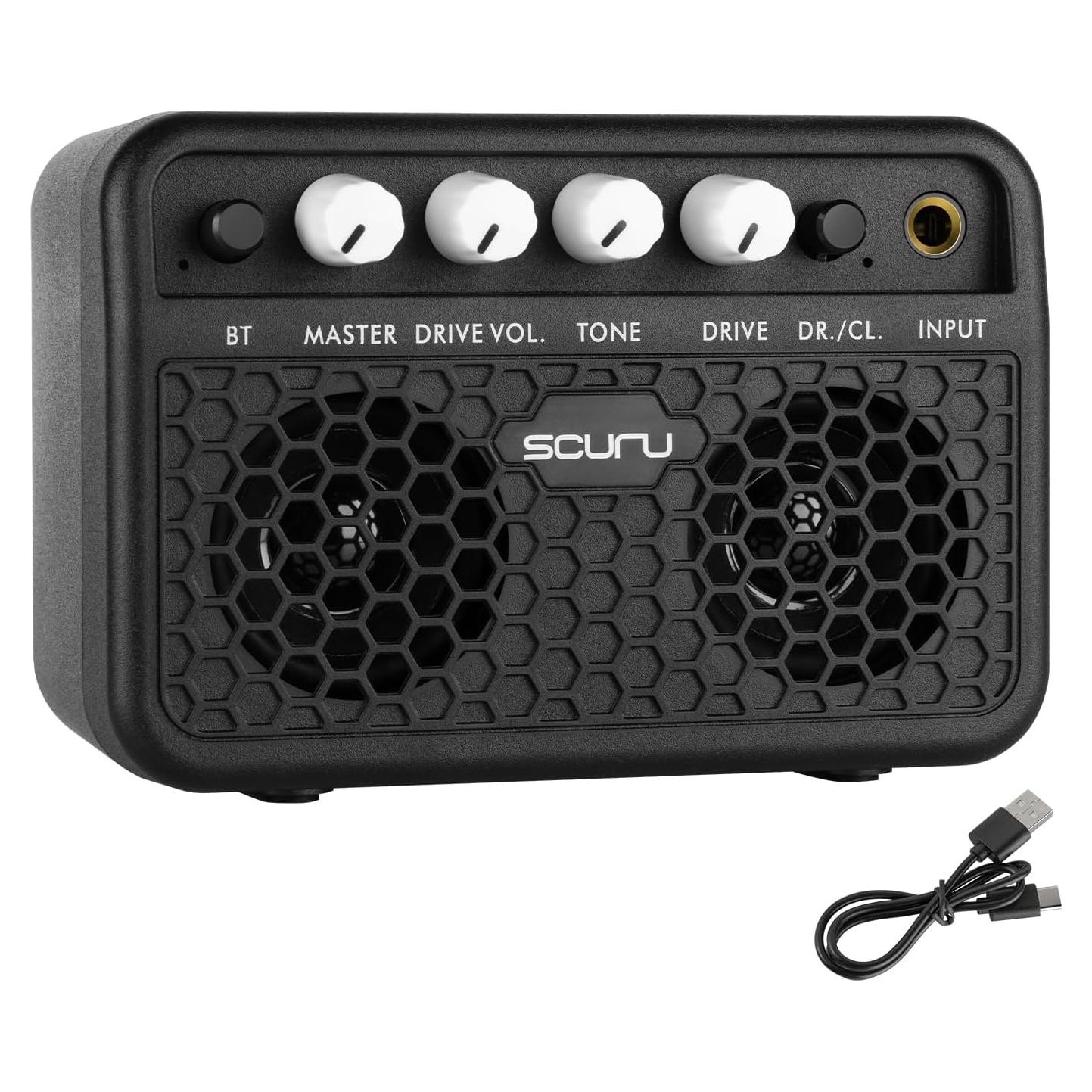 Amplificador Mini para Guitarra Caline 5W Bluetooth Recargable