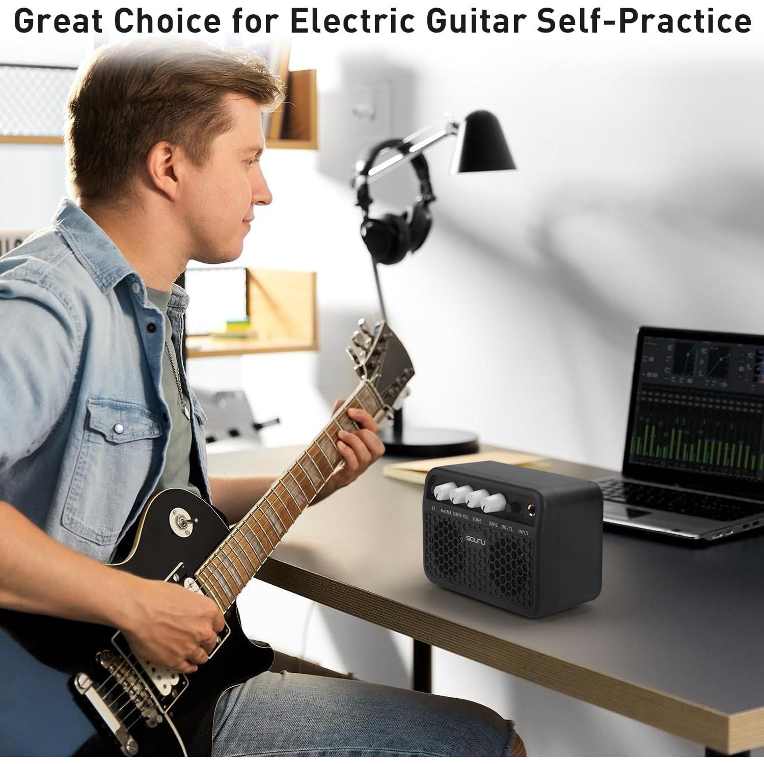 Amplificador Mini para Guitarra Caline 5W Bluetooth Recargable