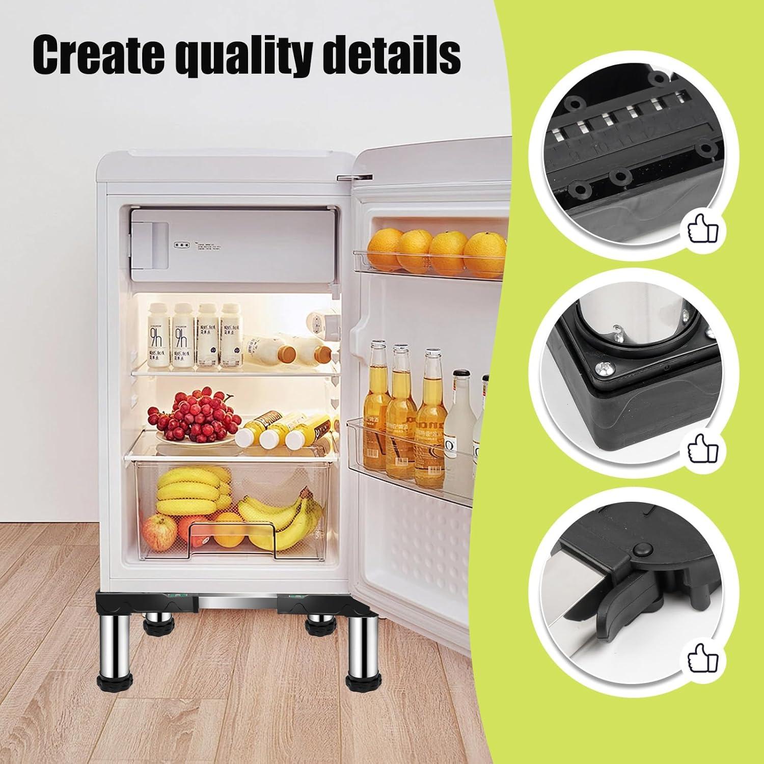 Soporte Ajustable para Mini Nevera Ailahloe 24-27cm Antivibración