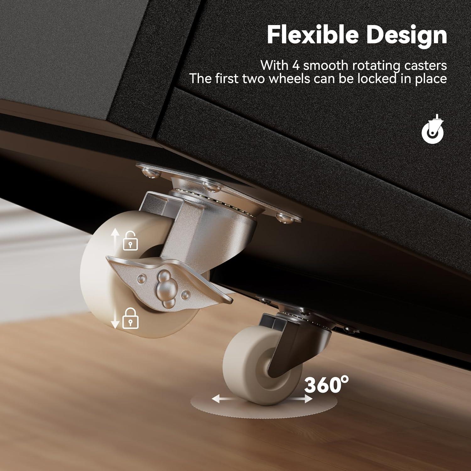 Soporte para Mini Nevera INMOZATA con Estantes Ajustables 60x60 cm
