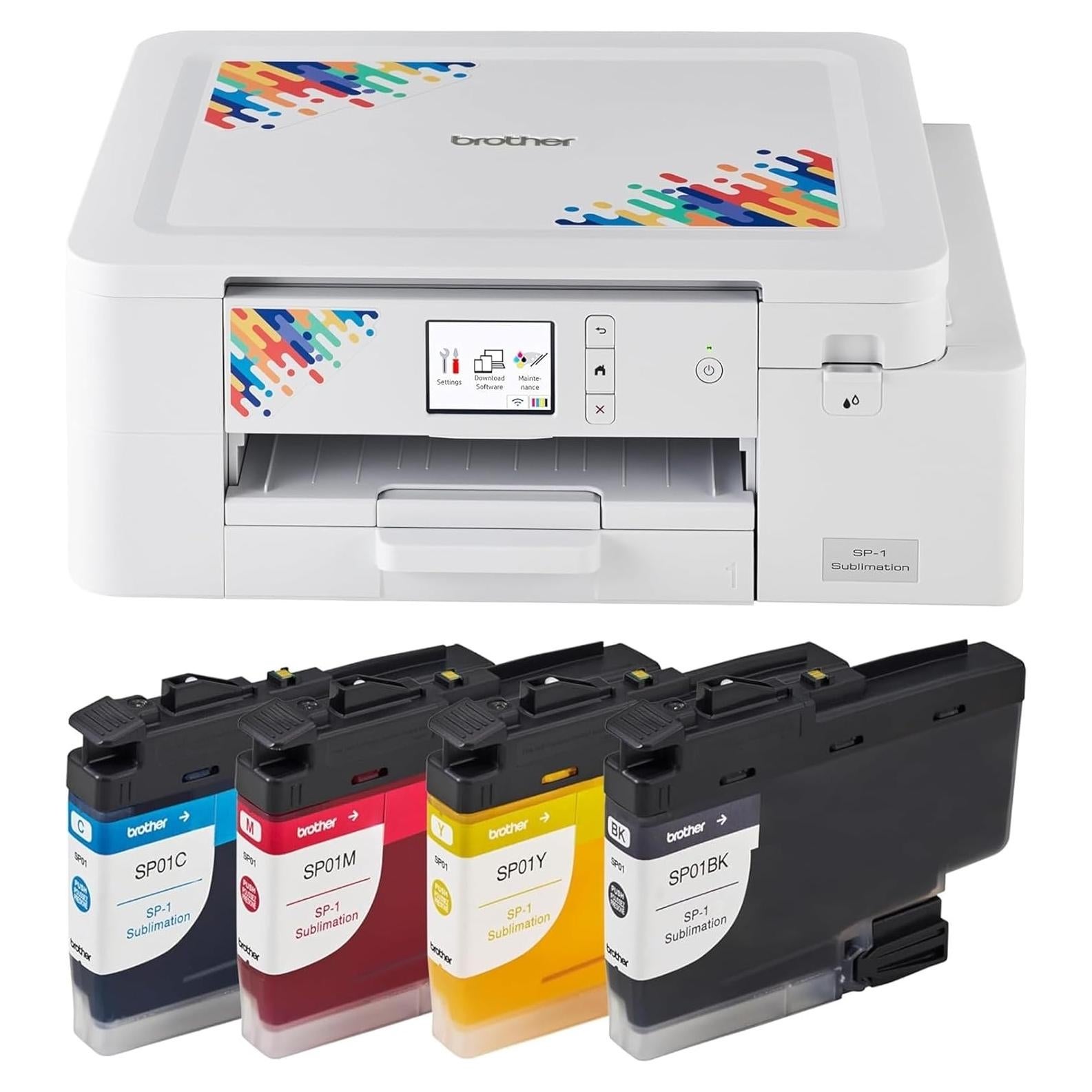 Impresora de Sublimación Brother SP1 + 4 Cartuchos Tinta