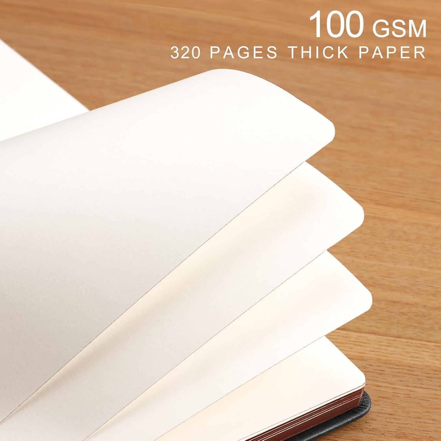 Cuaderno A5 AHGXG Negro Tapa Dura 320 Páginas 100gsm