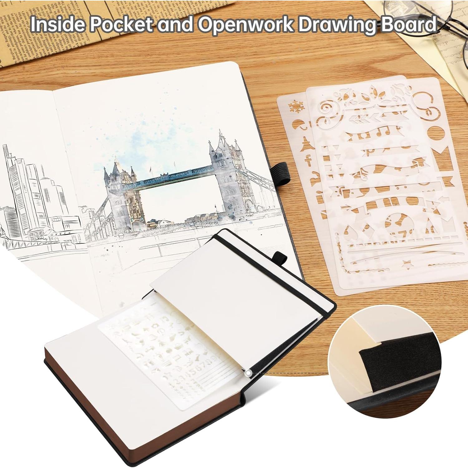 Cuaderno A5 AHGXG Negro Tapa Dura 320 Páginas 100gsm