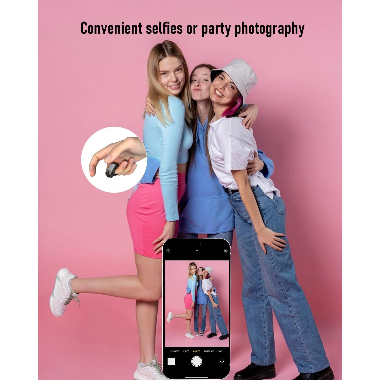 Control Remoto Bluetooth ZTYTO con Touchpad y Rueda - Negro