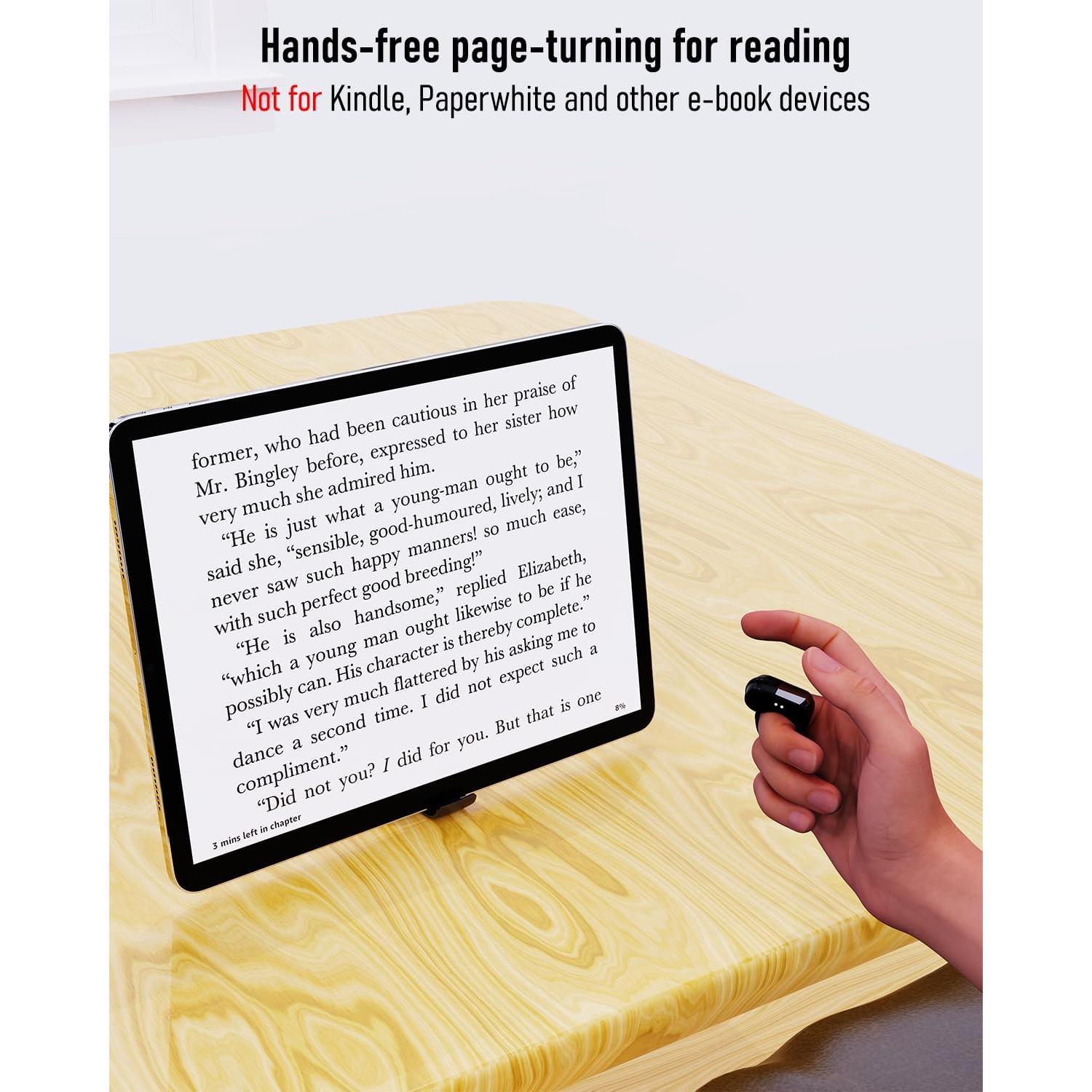 Control Remoto Bluetooth ZTYTO con Touchpad y Rueda - Negro