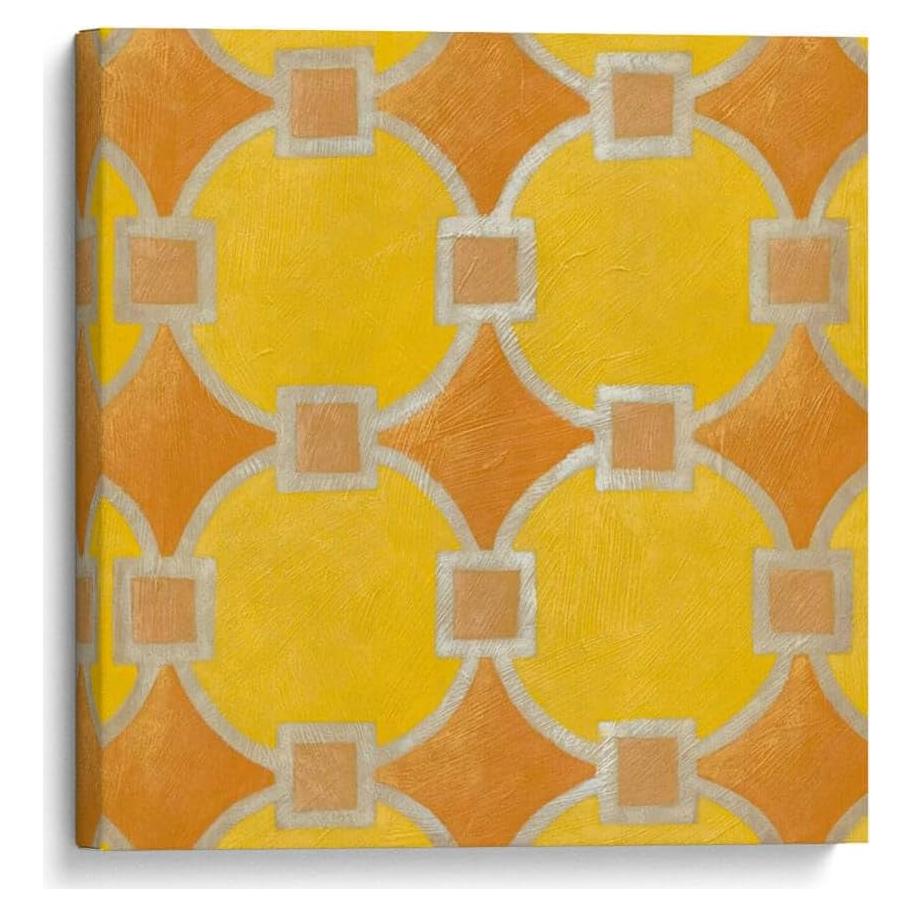 Lienzo Decorativo Canvas Lab Simetría Brillante II 20x20 cm