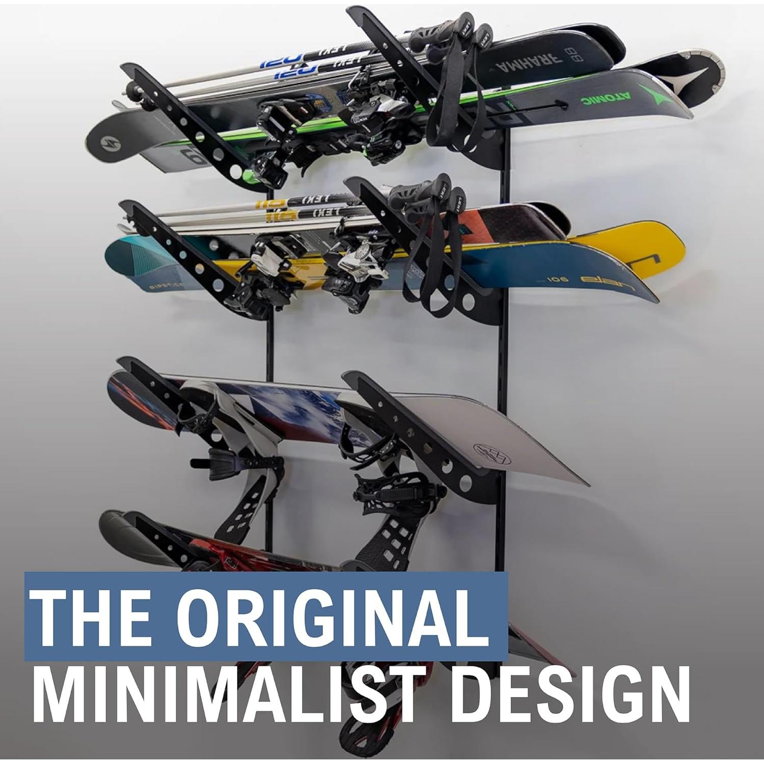 Soporte de Almacenamiento Ajustable StoreYourBoard para 4 Snowboards