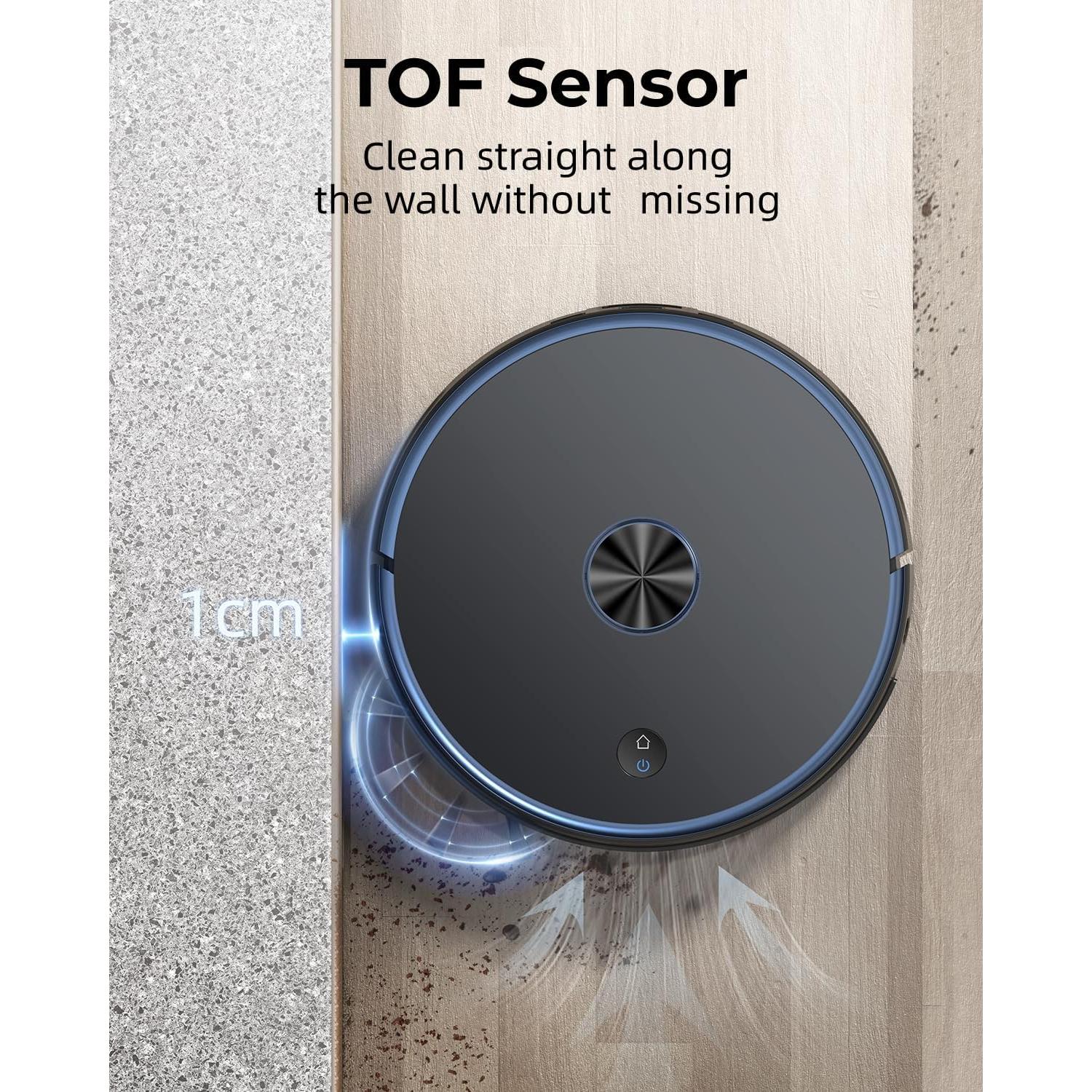 Aspiradora Robótica Laresar Clean CRV502 3500Pa con Mopa