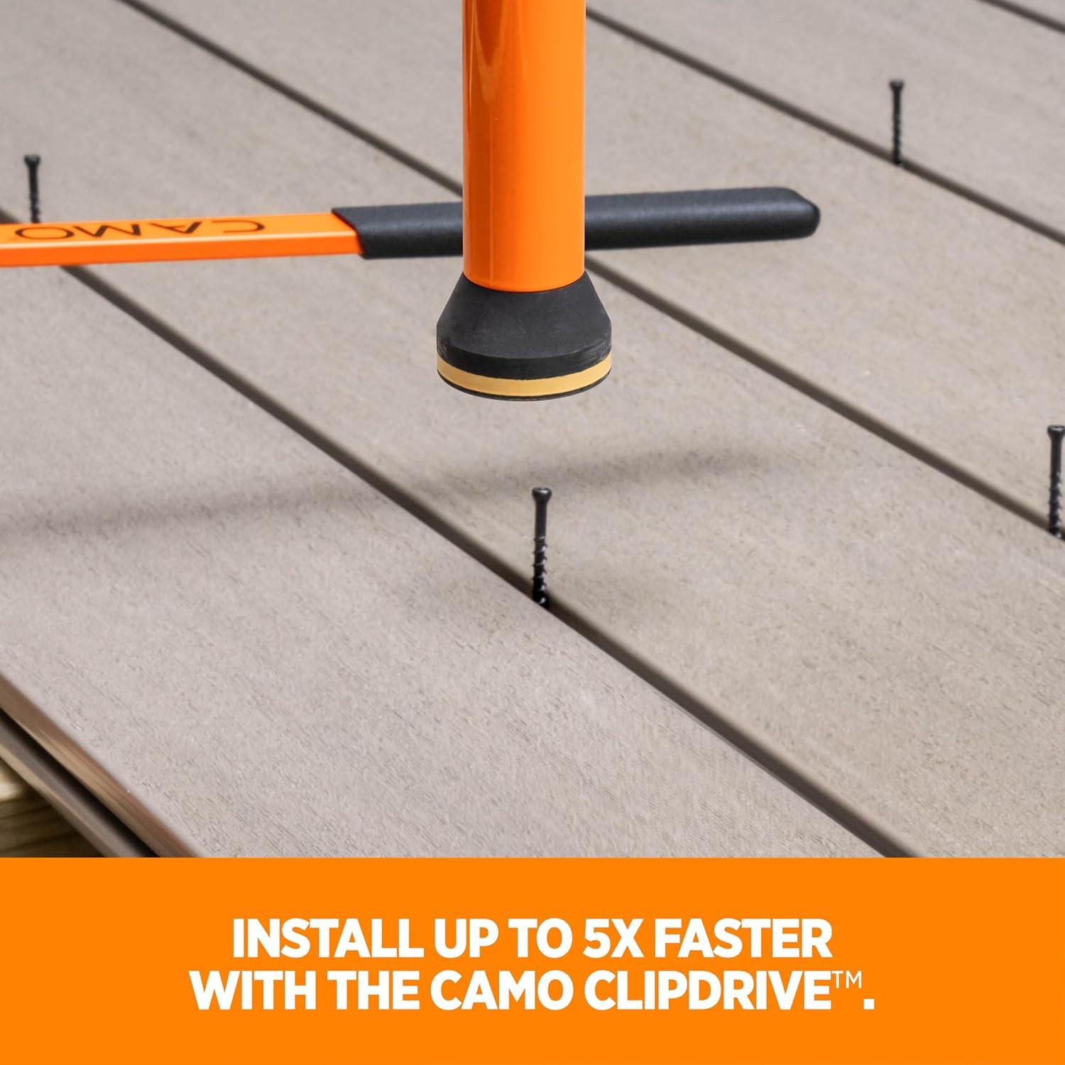 Clips Ocultos para Deck CAMO Edge 90 Unidades Acero Inoxidable