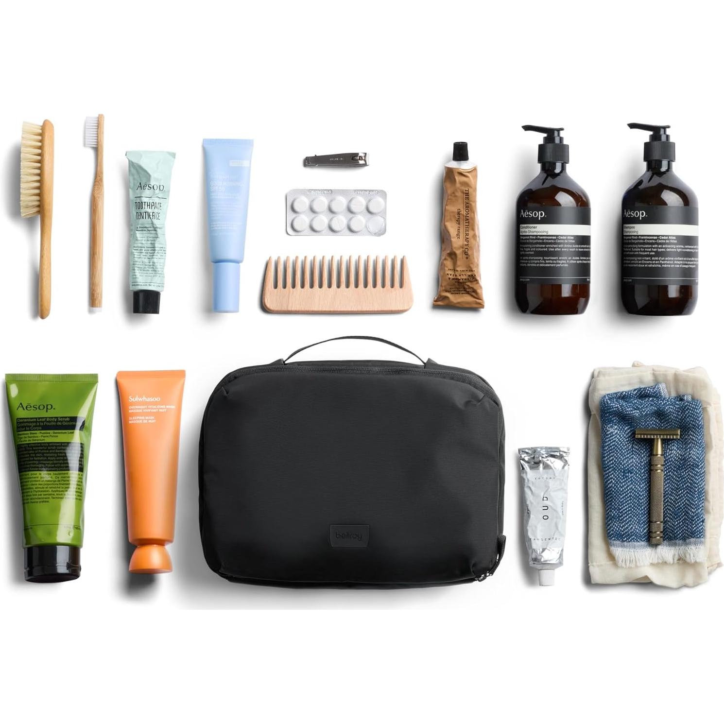 Kit de Aseo Colgante Bellroy Hanging Toiletry 8L Negro