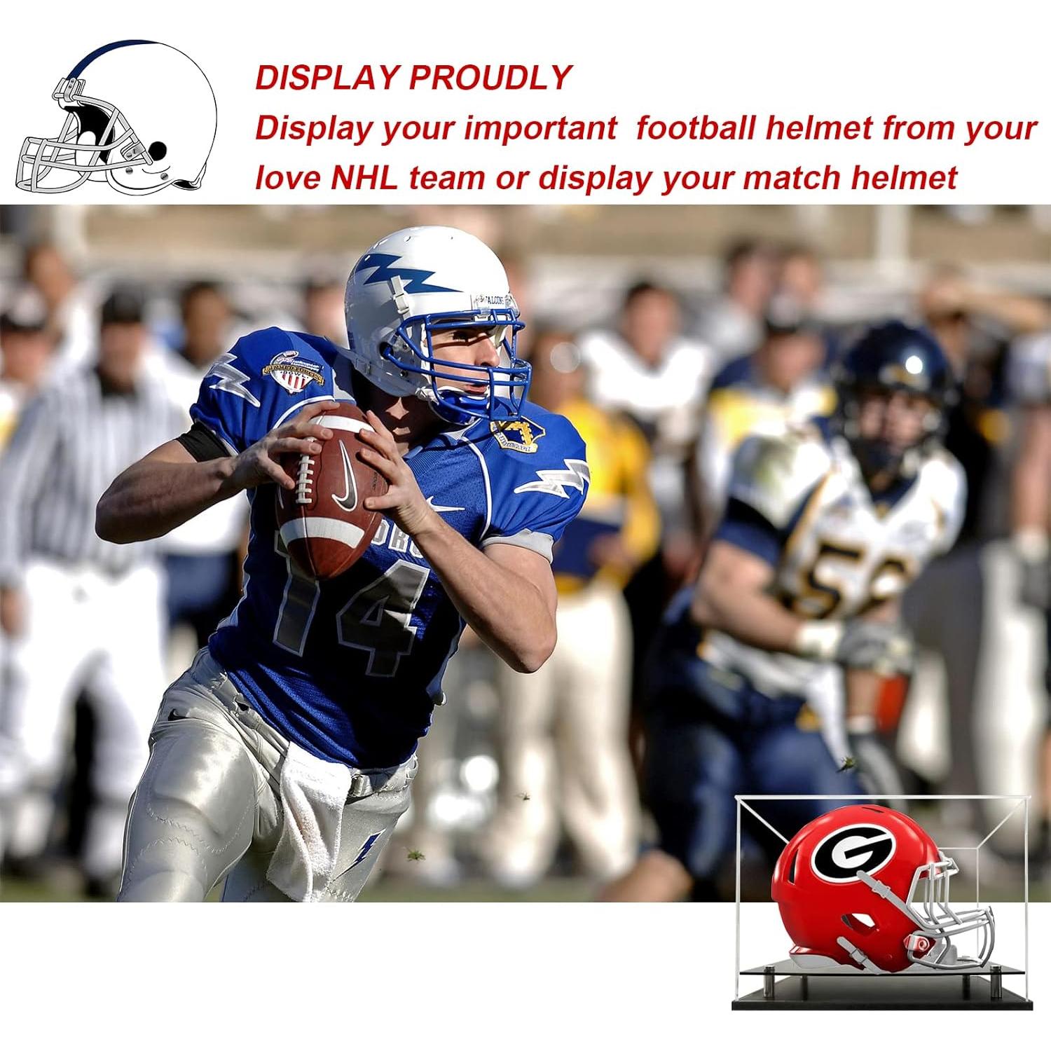 Estuche de exhibición para casco de fútbol Wanlian 38x31.8 cm