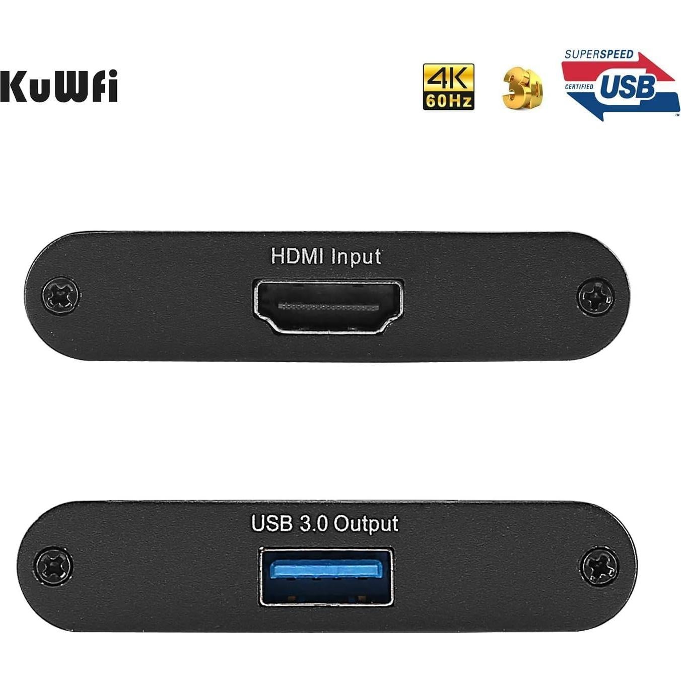 Tarjeta de Captura HDMI a USB3.0 KuWFi 1080P para Juegos