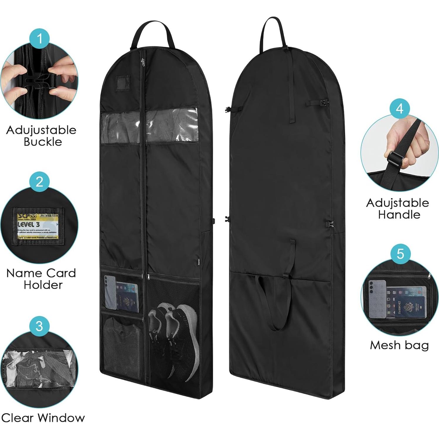 Bolsa de Ropa para Viaje EASYSO 152 cm Resistente con Ventanas