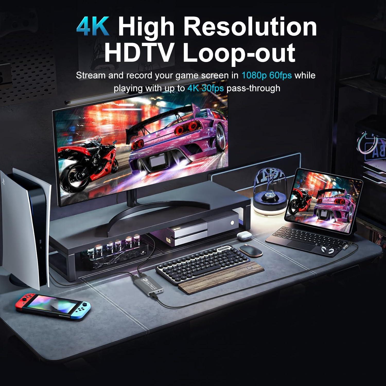 Tarjeta de Captura HDMI 4K Boboyes VAC-007 1080P 60FPS