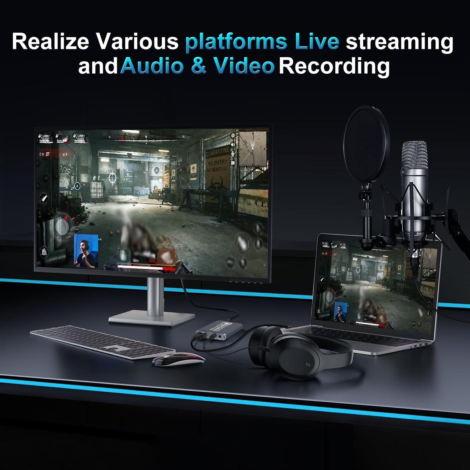 Tarjeta de Captura HDMI 4K Boboyes VAC-007 1080P 60FPS