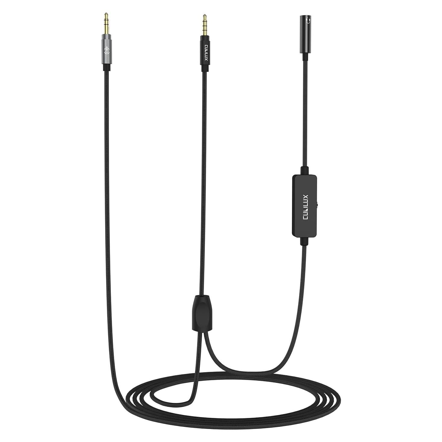 Cable Cubilux Chat Link Pro con Control de Volumen 3.5mm