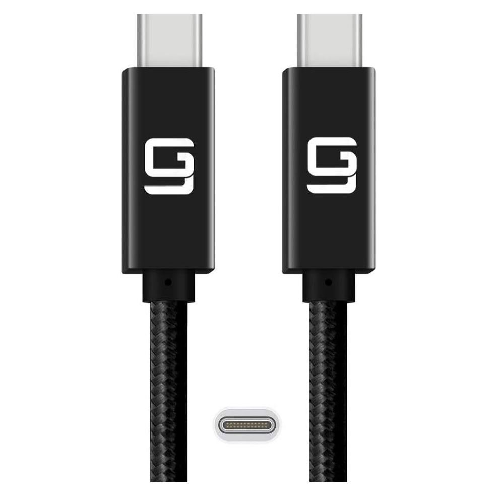 Cable USB-C a USB-C GodSpin 0.49m 100W 40Gbps Trenzado