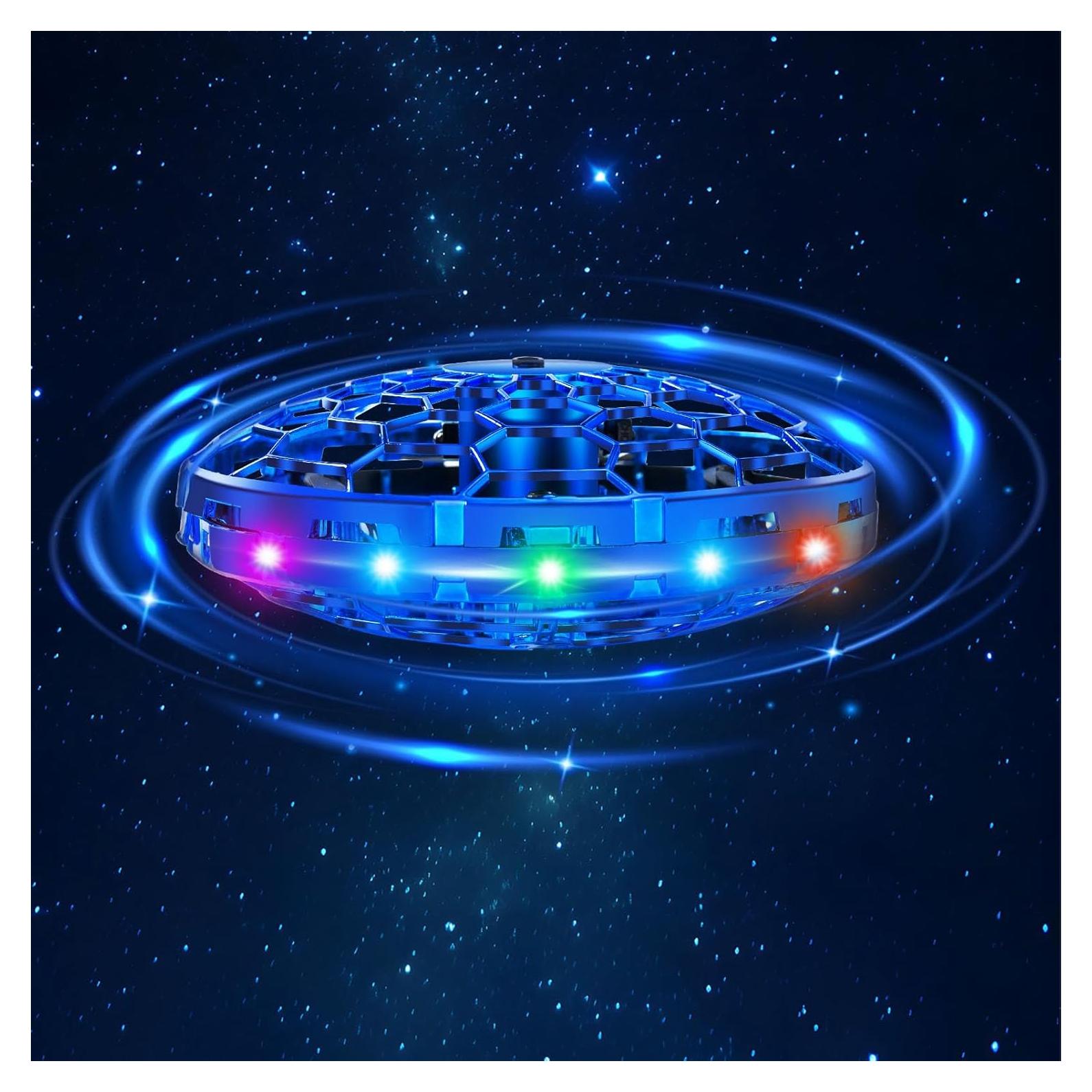 Dron Volador Mini ETPlanet Azul con Control por Gestos 360°