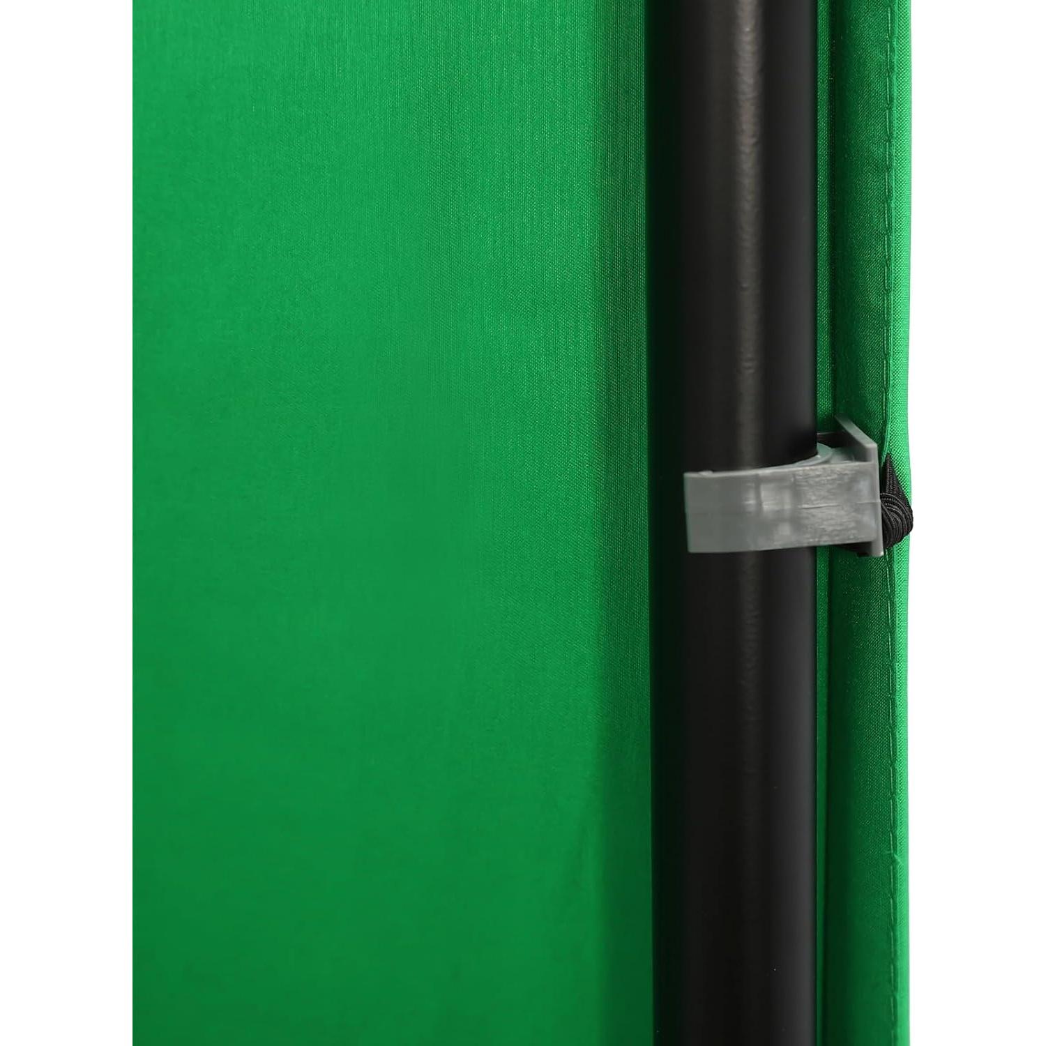 Fondo Verde Plegable 2.4m x 4m con Soporte para Fotografía