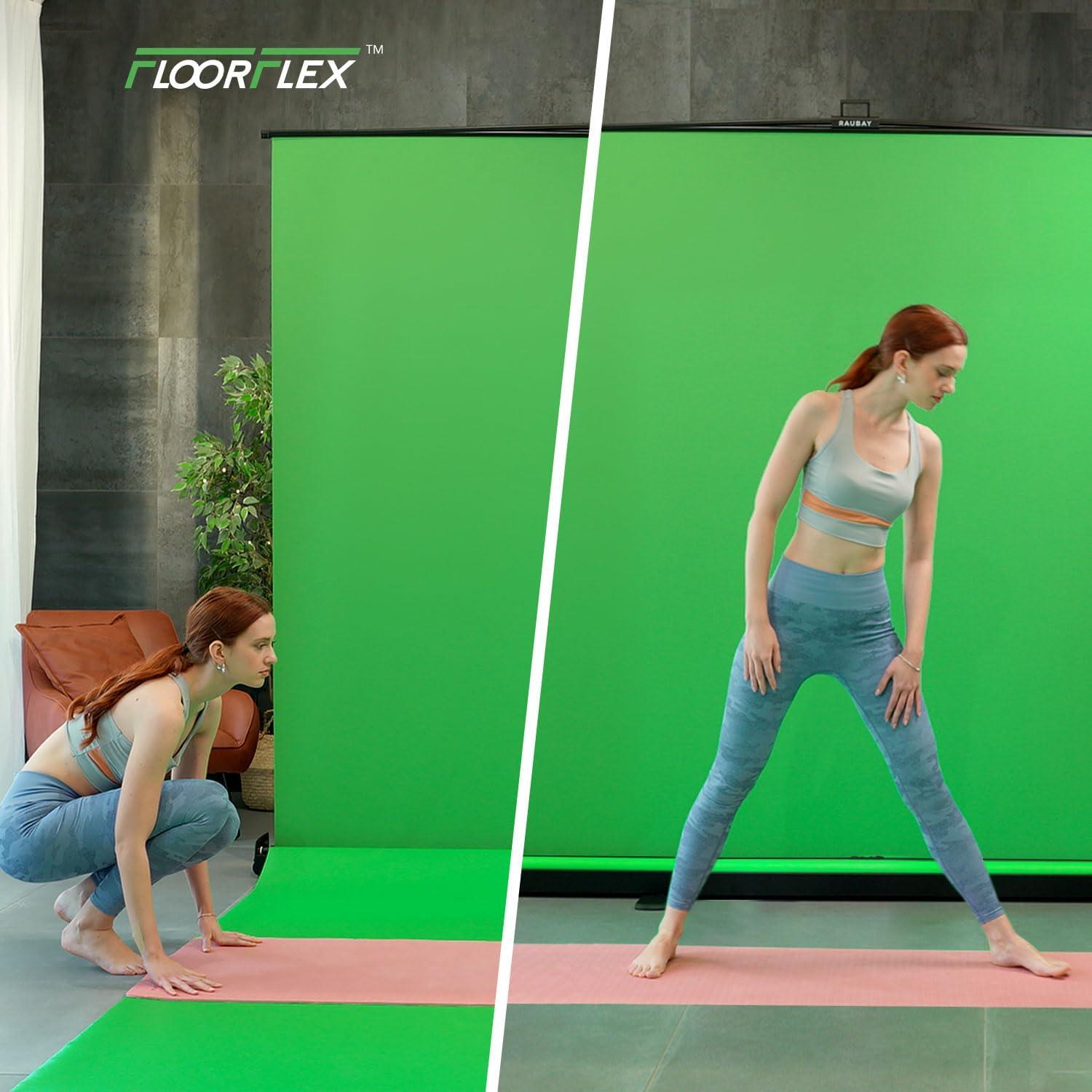 Pantalla Verde Plegable RAUBAY 2.13x2.13m Chroma Key Portátil