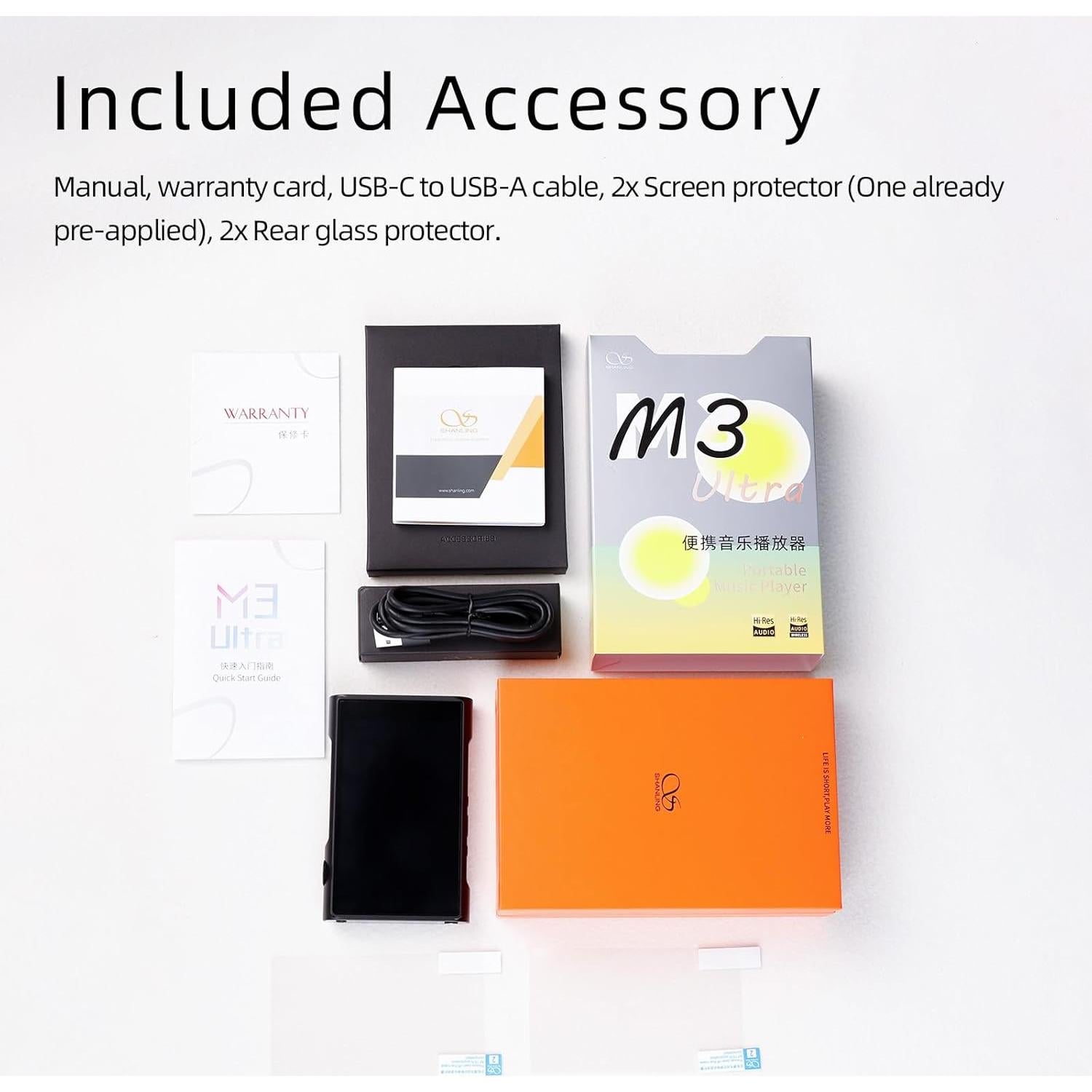 Reproductor de Música Portátil SHANLING M3 Ultra Verde 4.2"