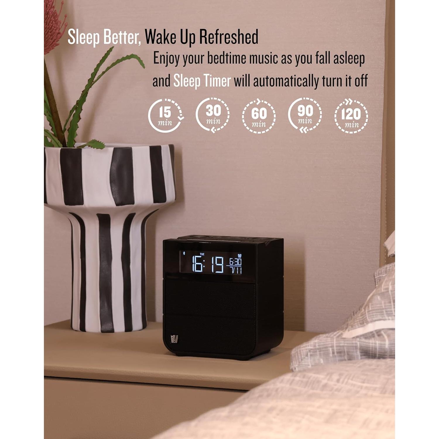 Reloj Despertador Bluetooth Soundfreaq SFQ-16 con Radio FM