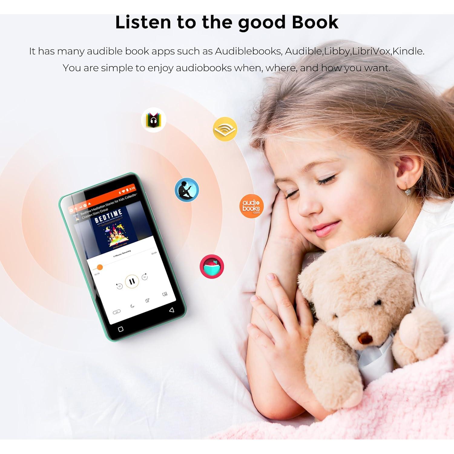 Reproductor MP3 INNIOASIS 160GB Bluetooth WiFi 4" para Niños