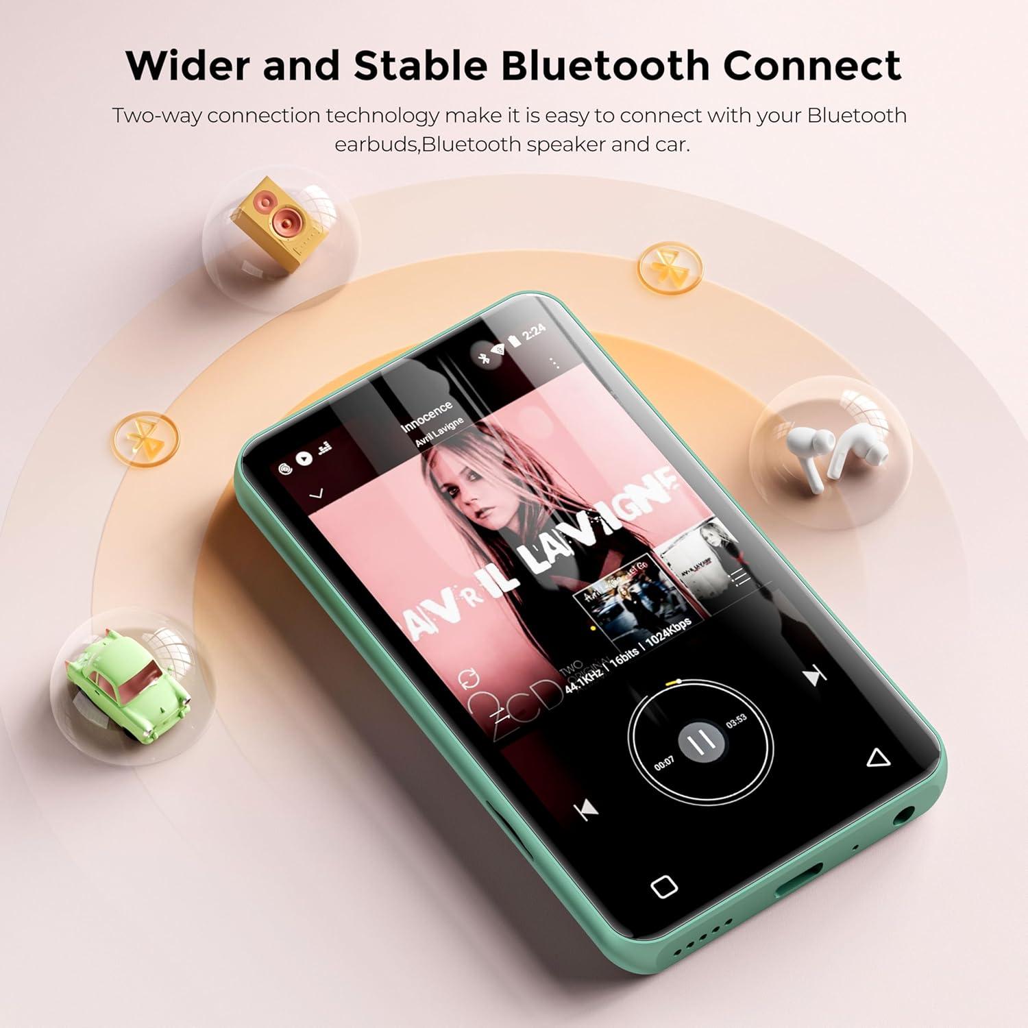 Reproductor MP3 INNIOASIS 160GB Bluetooth WiFi 4" para Niños