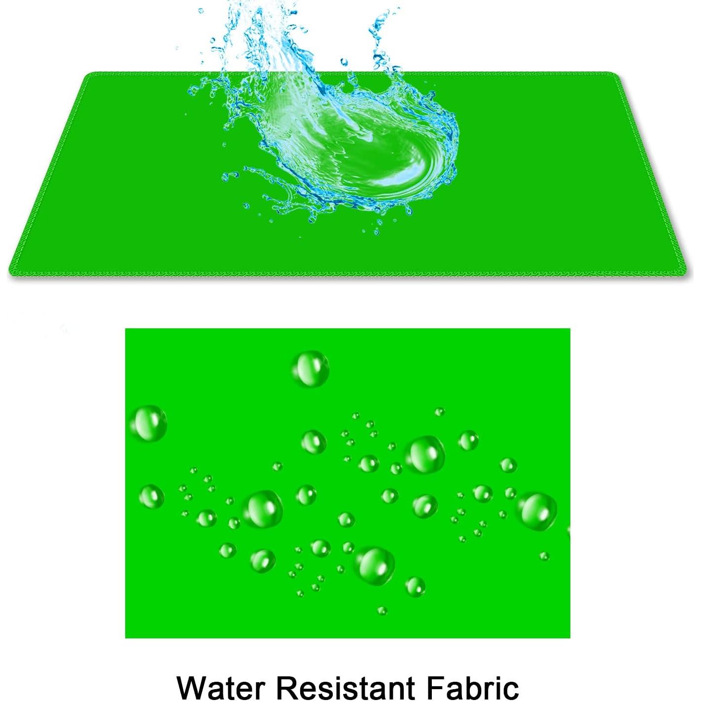 Almohadilla de Ratón XXL Meffort Inc Verde Resistente al Agua
