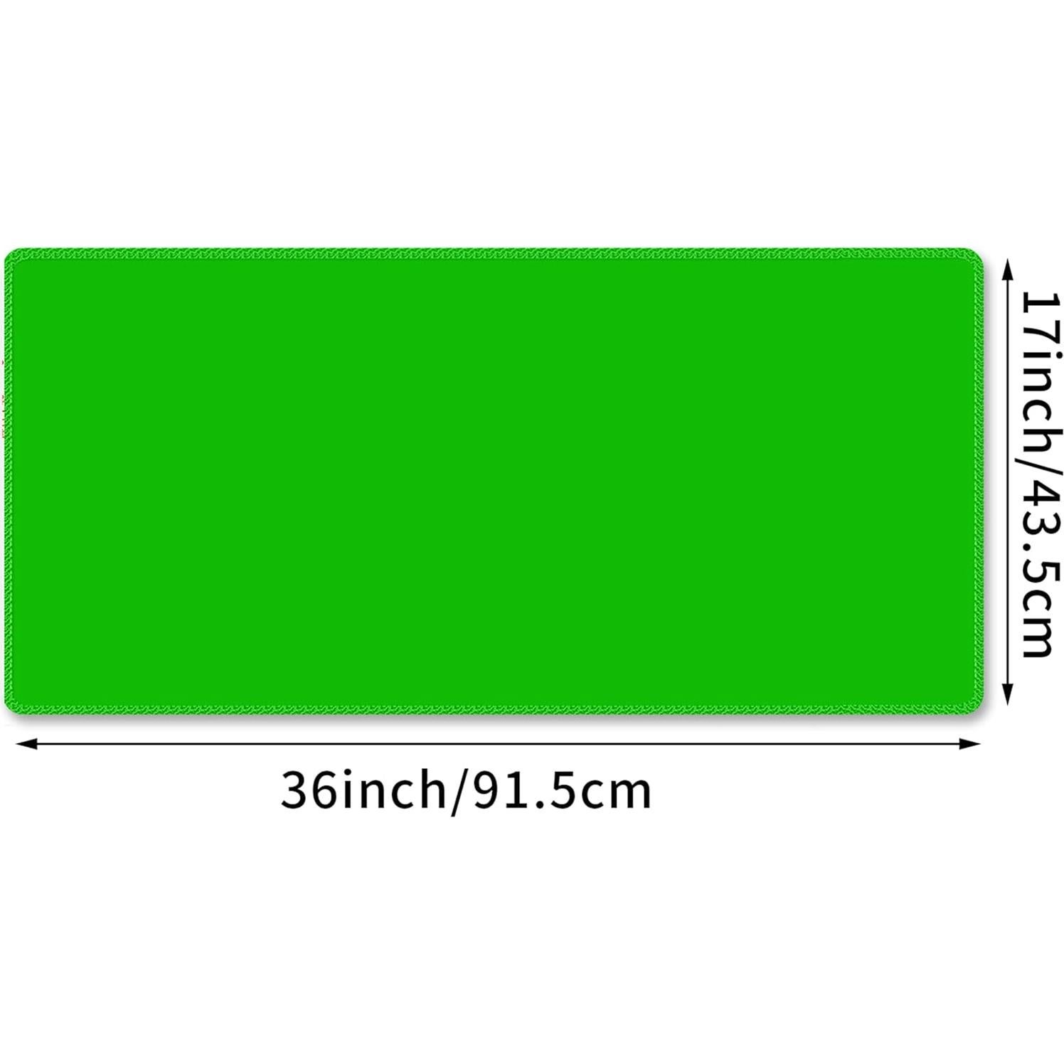 Almohadilla de Ratón XXL Meffort Inc Verde Resistente al Agua