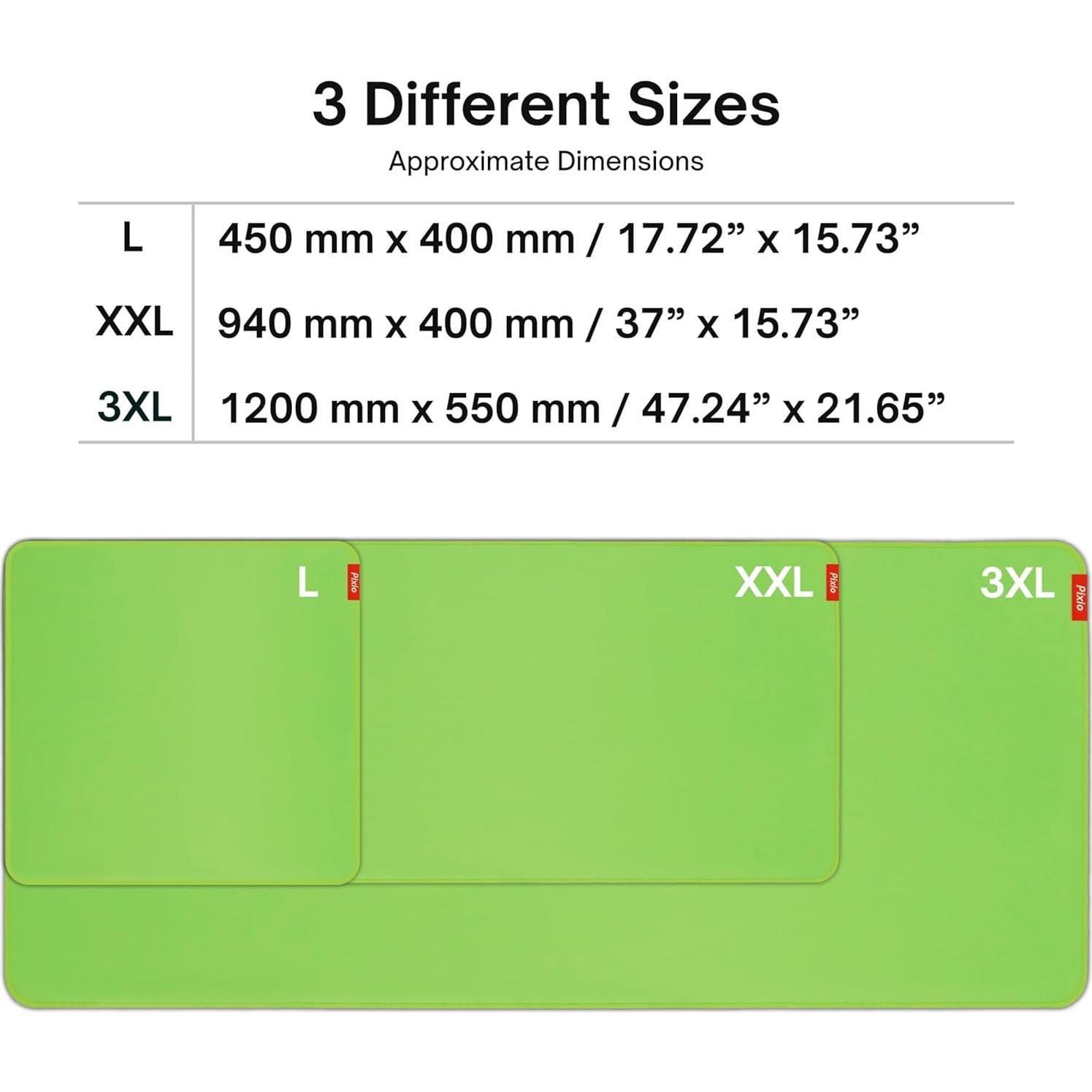 Alfombrilla de Ratón Pixio Chroma Key Verde 94x40 cm