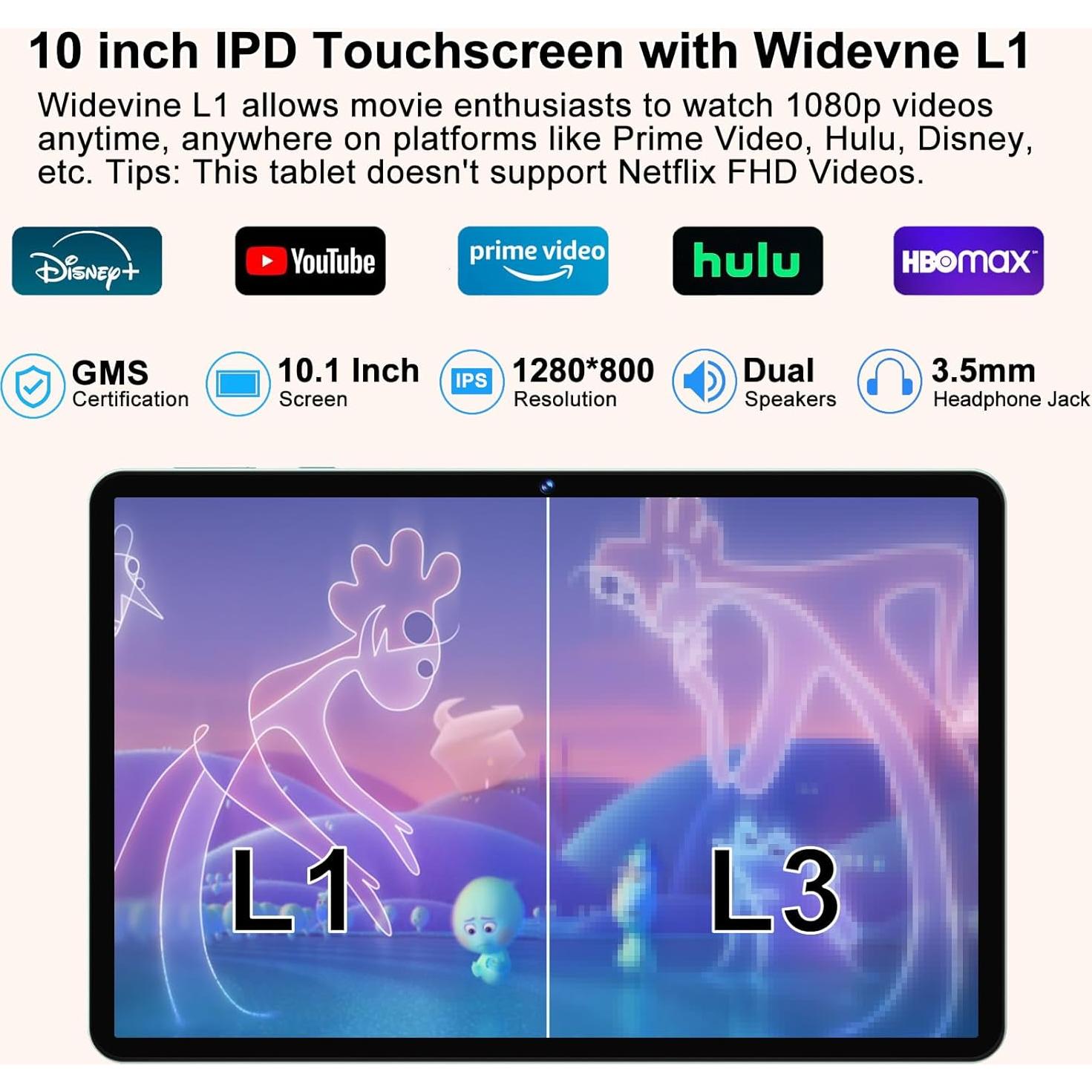 Tableta Android 14 JUEDUR R700 20GB RAM 128GB Verde