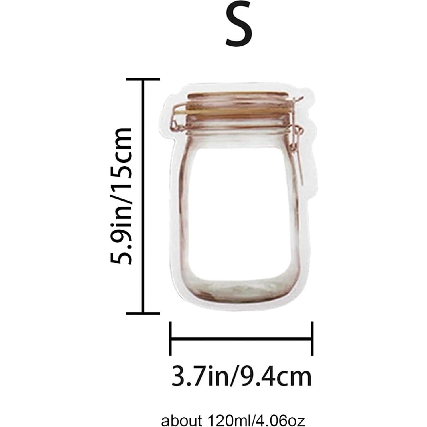 Bolsas Ziplock Reutilizables Enkrio 18Pcs 120ml para Alimentos