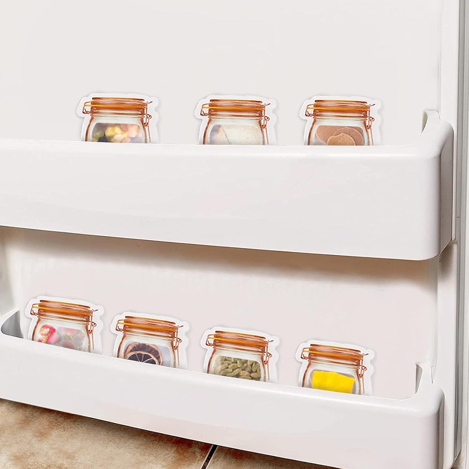 Bolsas Ziplock Reutilizables Enkrio 18Pcs 120ml para Alimentos