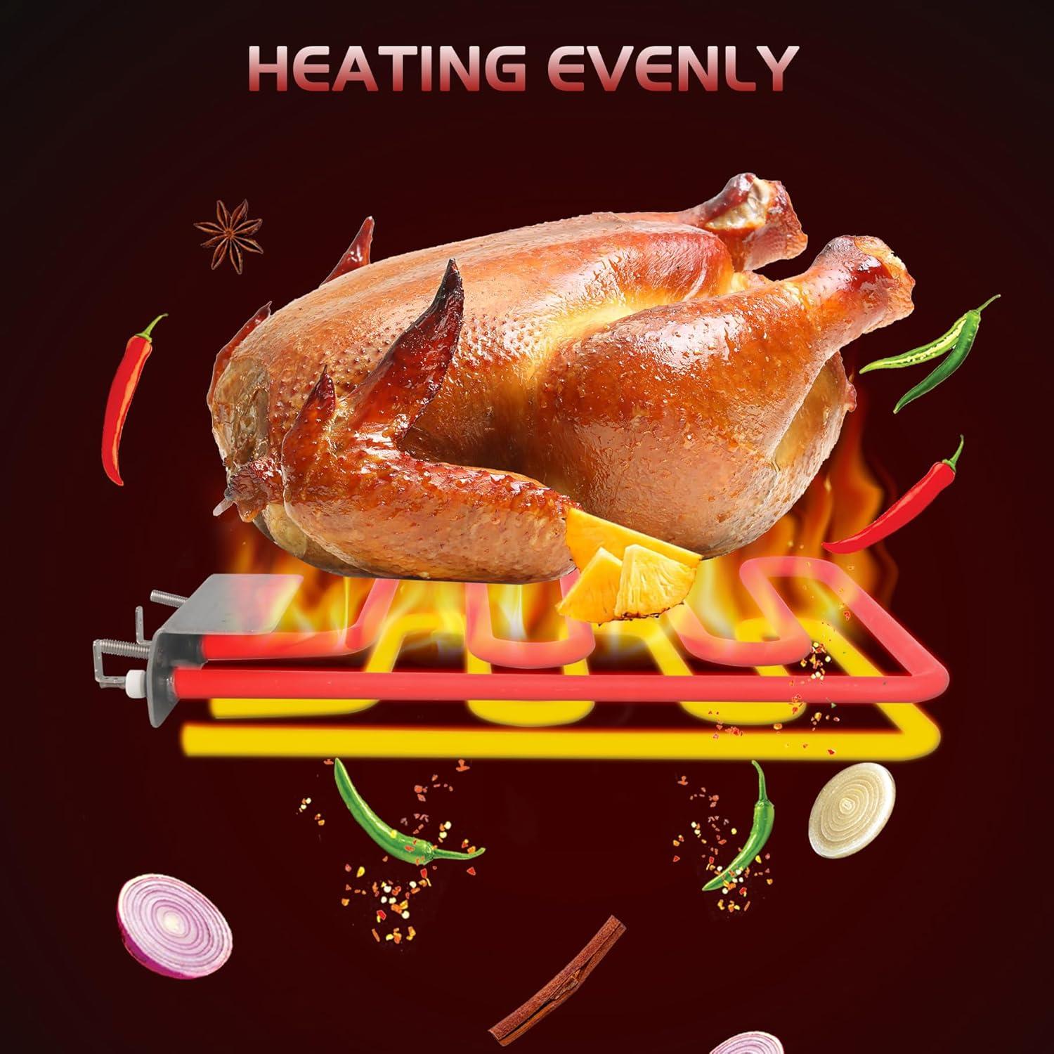 Elemento de Calentamiento 800W Unidanho para Ahumador Eléctrico