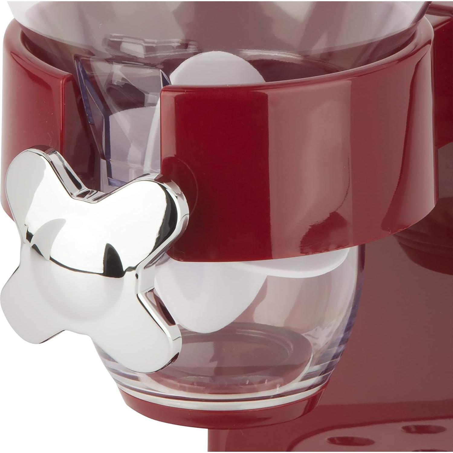 Dispensador de Alimentos Secos Zevro GAT103 Rojo/Cromo 495g