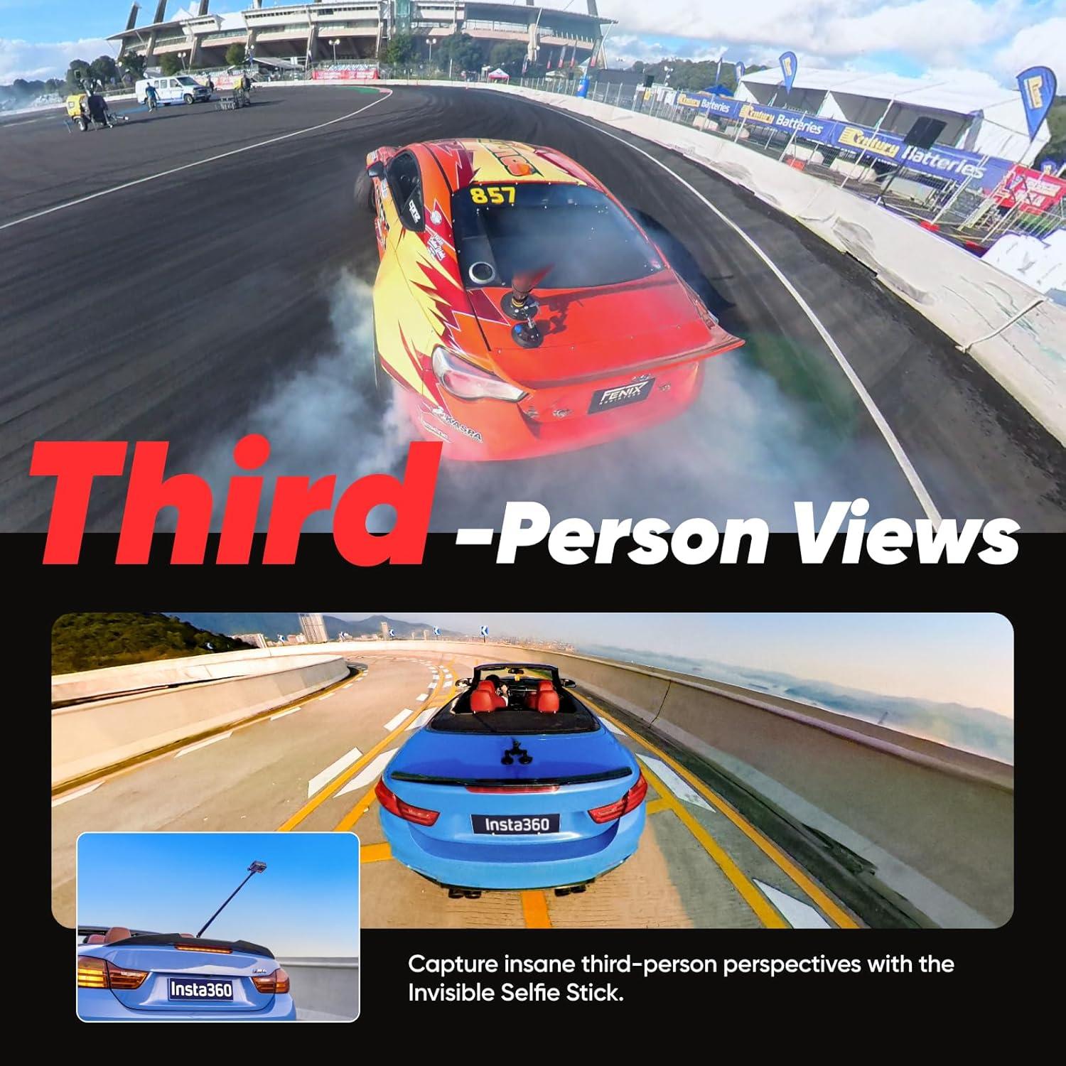 Cámara de acción Insta360 ONE RS Twin 4K 60fps y 360 5.7K