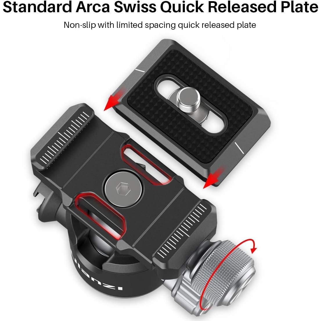 Montura de Cámara ULANZI U-80L con Cabeza de Bola 10kg