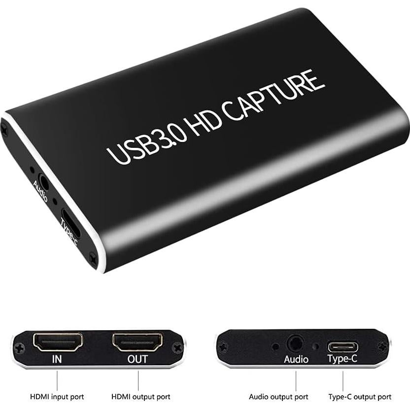 Tarjeta de Captura de Video HDMI VSVABEFV 1080P Plug and Play