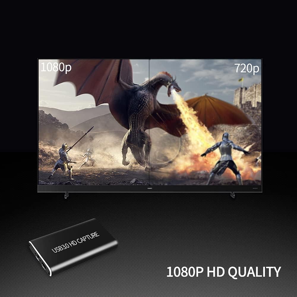 Tarjeta de Captura de Video HDMI VSVABEFV 1080P Plug and Play