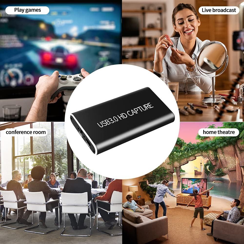 Tarjeta de Captura de Video HDMI VSVABEFV 1080P Plug and Play