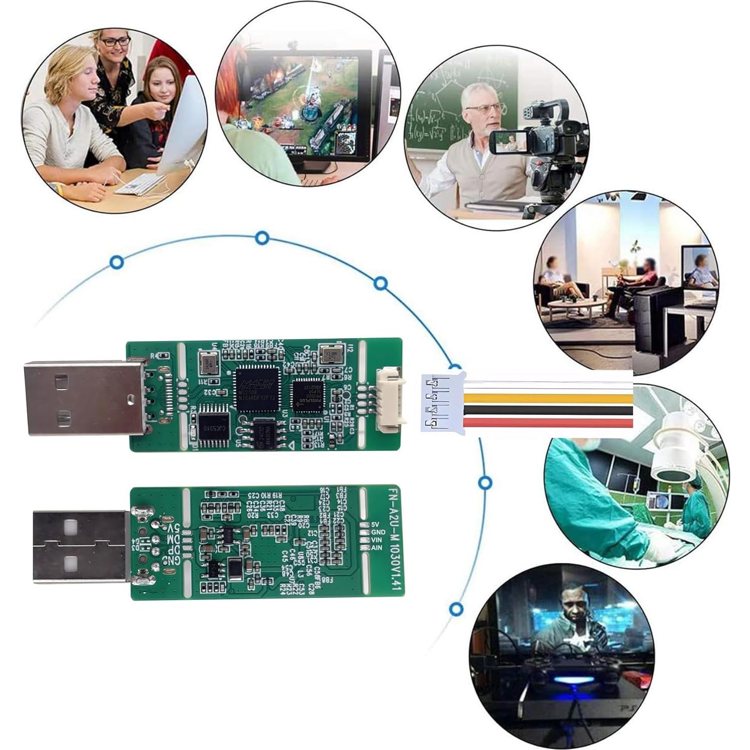 Tarjeta de Captura de Video AHD GRACETOP 1080P USB-A