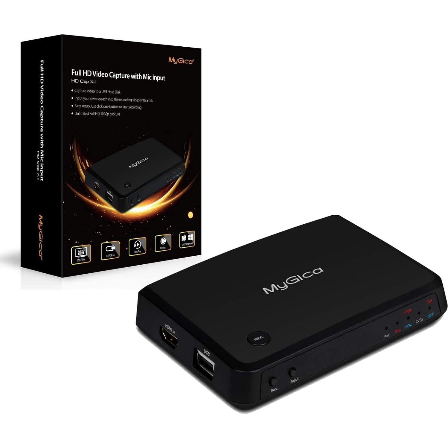 Tarjeta de Captura de Video MyGica HD Cap X-II 1080P USB