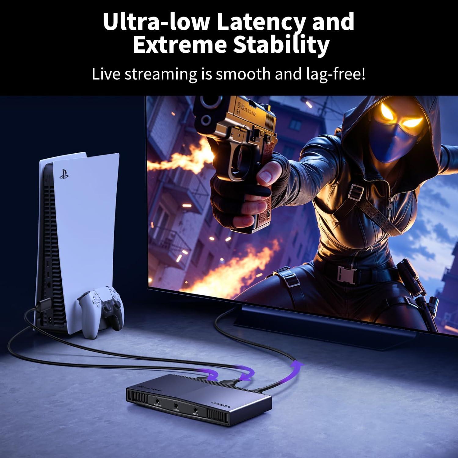 Tarjeta de Captura UGREEN 4K@30Hz HDMI USB 3.2 con FPGA