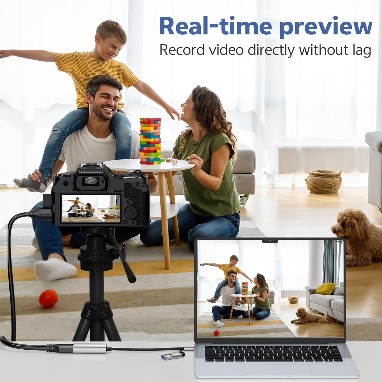 Tarjeta de Captura de Video AGFINEST HDMI a USB-C 4K 60FPS