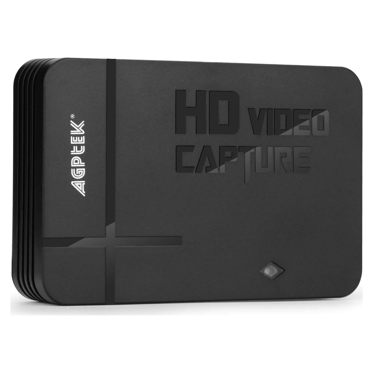 Grabador de Video HDMI AGPTEK VG0020-NCFBA 1080P con Mic-in