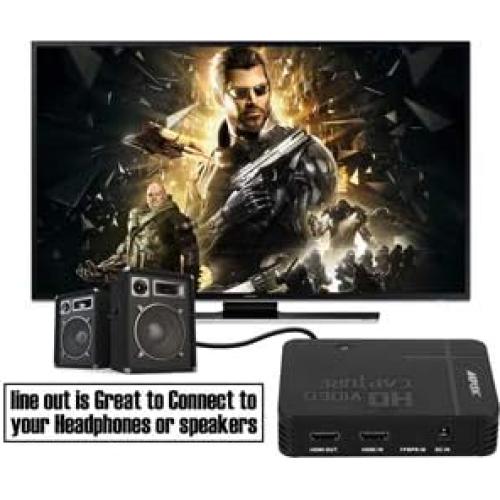 Grabador de Video HDMI AGPTEK VG0020-NCFBA 1080P con Mic-in