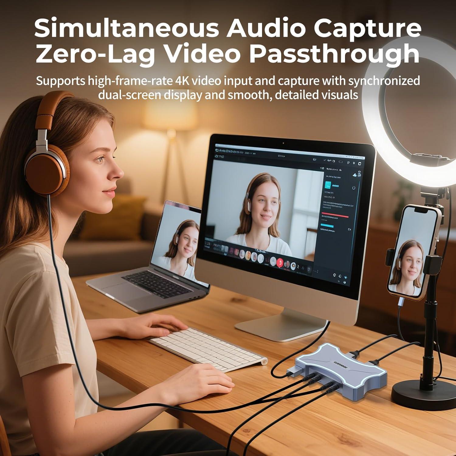 Tarjeta de Captura HDMI 4K Guermok Z73-jp USB 3.0